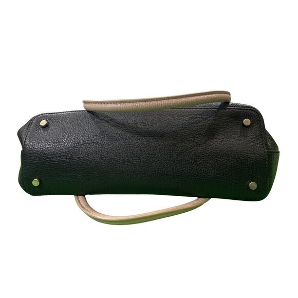 Kate Spade Henderson Street Maryanne Tote Black Leather w/ Cream Bow and Handles - Picture 7 of 11